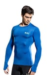 Select T-Shirt de Compression à Manches Longues pour Homme. 13-14 Ans Bleu