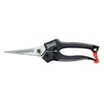 Wilkinson Sword Straight Pruning Snips - Gardening Timmer Secateurs, 18mm Cutter