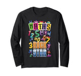 Maths Rockstar Cool Maths Day Numbers Day Mathematics Long Sleeve T-Shirt