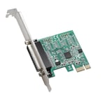 DIEWU imprimante de cartes parallèles DB25, Ports parallèles et connecteurs LPT pour cartes PCI-E avec connecteur PCI Express, convertisseur adaptateur Nipseyteko