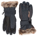 Ziener Lim Girls Glove Gants Ski Junior, Femme, LIM Girls Glove Junior, Denim, Taille 4,5