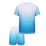 Boys Rash Vest Kids Two Piece Swimming Costume with Board Shorts Boys Swimsuit Set Age 5-6 Years