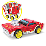 BLADEZ Hot Wheels Street Racer, Pull Back Vehicle for kids, Licensed Build Kit, STEM Activity, Assortment of Colours and Styles, 6 to collect, Motor Maker Kitz by Bladez Toyz