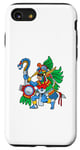 Coque pour iPhone SE (2020) / 7 / 8 Dieu aztèque de la guerre et du soleil - Huitzilopochtli