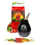 Yerba Mate Green Mas Guarana Tea Set Strong Energy Drink Mate Tea Complete Set