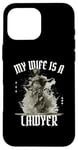 Coque pour iPhone 16 Pro Max Ma Femme Est Avocate Humour