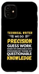 Coque pour iPhone 11 Rédacteur technique We Do Precision Guess Work