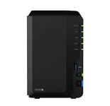 Synology Bundle Serveur NAS Bundle DS220+ 2 Baies 8 to avec 2 x 4 to Rouge WD40EFAX