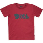 Fjallraven 80538-346 Kids Fjällräven Logo T-Shirt T-Shirt Unisex Kids Pomegranate Red Taille 152