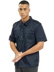 Brandit US Shirt Short Sleeve - Navy, L