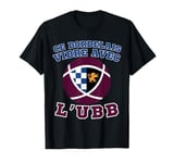 This Bordeaux vibrates with the UBB! Rugby in the blood T-Shirt