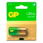 Batteri GP Batteries Ultra Alkaline C/LR14 2-p