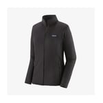 Patagonia Womens R1 Daily Zip Neck (Svart (INK BLACK/BLACK X-DYE) Large)