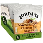 Jordans Granola Raisin and Almond | Breakfast Cereal | High Fibre | 4 PACKS of 750 g