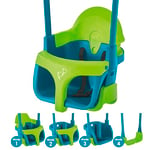 TP Quadpod - Fauteuil Bébé Siège Evolutif - 4 en 1 Vert Taille Unique - pour Les Enfant 6 Mois a 8 Ans - Plastique