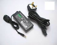 HP COMPAQ PRESARIO C300 C500 C700 LAPTOP CHARGER AC POWER ADAPTER 18.5V 3.5A 65W POWER SUPPLY UNIT UK PLUS C5 MAINS POWER CORD CLOVERLEAF UK PLUG CABLE