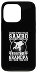 Coque pour iPhone 13 Pro Sambo Grandpa Sambo Fighter Sambo Arts martiaux