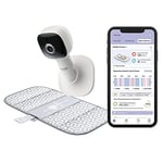 Hubble Dream+ Wi-Fi Video Baby Camera, HubbleClub App Connected, with Sensor Mat, Monitors Breathing and Heart Rate with Night Light, Full HD Live Streaming via Smart Device, Room Temperature Sensor