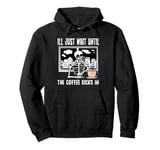 Skeleton Meme Coffee Lover Funny Bones Skulls Pullover Hoodie