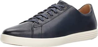 Cole Haan Homme Grand Crosscourt II Basket, Cuir Bleu Marine, 45 EU Large