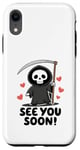 Coque pour iPhone XR See You Soon - Faucheuse Halloween