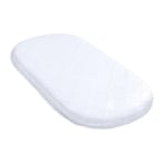 Totsy Baby Matelas Bebe - 72 x 33 cm pour lit Bebe Berceau couffin nacelle et Lits Parapluie 72x33 avec Housse Enfant Protection Contre l'humidité Ovale