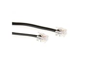 Act Rj11 - Rj11 Cable - Black 1.0M 1M Schwarz Telefonkabel (Td5501)