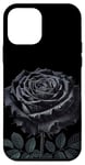 Coque pour iPhone 12 mini Rose noire gothique pour fille - Pour la Saint-Valentin, Halloween