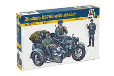 1:35 Italeri Zundapp Ks750 Kit IT0317 Modellino