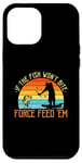 Coque pour iPhone 12 Pro Max Bowfishing Force Feed Them, pêcheur, arc et flèche