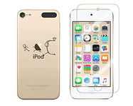 NOVAGO Compatible avec iPod Touch 7, Touch 6,Touch 5 Coque Gel imprimée Solide résistante +1 Verre en Verre trempé Transparent résistant (Course)