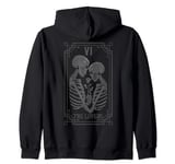 The Lovers Tarot Card Zip Hoodie