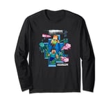 Minecraft Alex And Steve Under Water World Long Sleeve T-Shirt