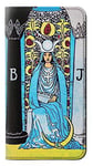 The High Priestess Vintage Tarot Card PU Leather Flip Case Cover For IPHONE 5 5S SE