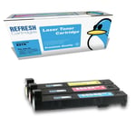 Refresh Cartridges 3 Colour Value Pack 827A Toners Compatible With HP Printers