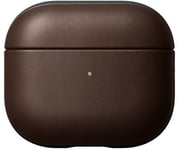 Nomad Leather Case (AirPods 3) - läderskal - skydd - fodral - Mörkbrun