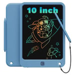 TEKFUN LCD Tablette D'écriture 10 Pouces,Enfants Jeux Educatif Jouet Fille Garçon 3 4 5 6 7+ Ans,Tablette Dessin LCD Ardoise Magique Adultes Memo Board,Cadeau Anniversaire Enfant 2+ Ans (Marine)