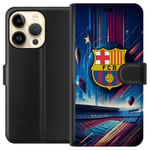 Apple iPhone 15 Pro Plånboksfodral FC Barcelona