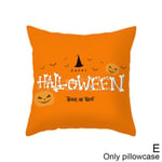 45x45cm Halloween Cushion Cover Geometric Throw Pillowcase Sofa E