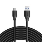 Anker, Powerline USB 3.0 to USB C Charger Cable (10ft) with 56k Ohm Pull-up