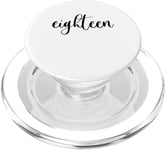 18ème anniversaire garçon fille 18 ans 2007 drôle cadeau PopSockets PopGrip pour MagSafe