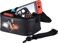 Konix Naruto Shippuden Sacoche de Protection et Transport Lunch Bag pour Nintendo Switch, Switch Lite et Switch OLED - Motif Naruto et Sasuke