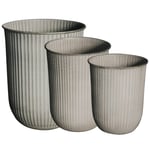 Out Stripe Krukor 3-pack, Beige