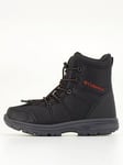 Columbia Older Kids Fairbanks Omni-Heat Waterproof Winter Boot - Black, Black, Size 1 Older