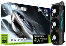 ZOTAC NVIDIA GAMING GeForce RTX 4070 SUPER TRINITY OC BLACK Edition 12GB Graphic