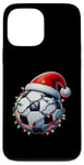 Coque pour iPhone 13 Pro Max Futbol Chapeau de Noël pour baby-foot