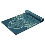 Gaiam Yoga Mat Premium Print Reversible Extra Thick Non-Slip Exercise Fitness Mat for All Types of Yoga, Pilates and Floor Training, Sea Glass, 6mm