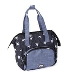 Bayer Chic 2000 Sac à Langer pour poupée - Sac à Langer pour poupée - Accessoire de poupée - Motif étoiles - Bleu Marine