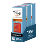 Neutrogena T/Gel Shampoing Démangeaisons Sévères et Antipelliculaire, 250ml (Lot de 3)