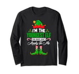 I'm The Youngest Elf The Rules Don't Apply To Me Christmas Long Sleeve T-Shirt